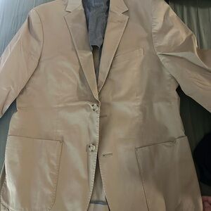 Michael Kors Slim Fit Tan Blazer